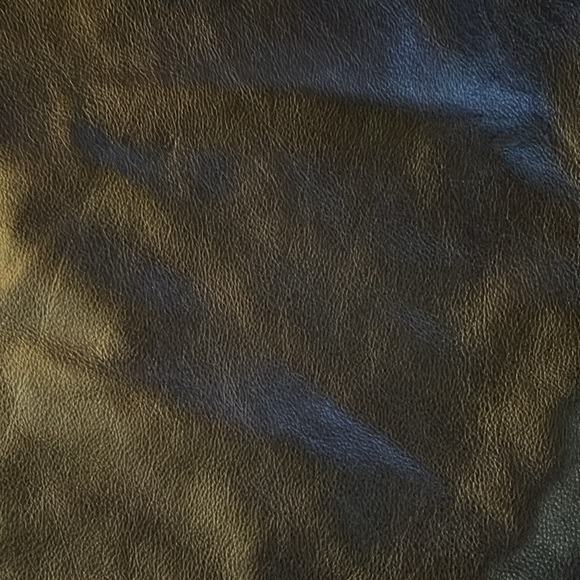 Leather Poncho Cape Black Oversized - Picture 9 of 11